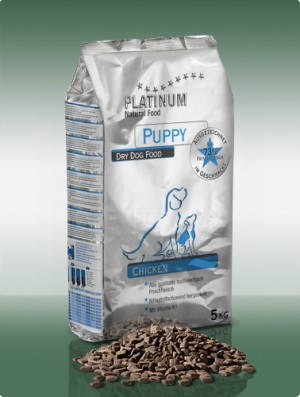 Platinum Dog Puppy Chicken sausā barība kucēniem ar vistu 70% gaļa 5kg