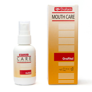 Diafarm Orafital aerosols mutes higiēnai un zobu balināšanai suņiem 50ml