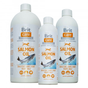 Brit Care Salmon Oil vitamīni suņiem Laša eļļa 1l