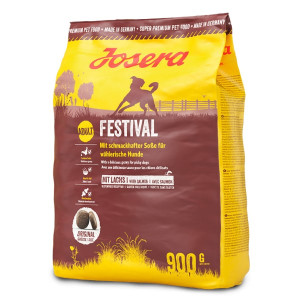 Josera Festival sausā barība izvēlīgiem suņiem ar lasi un rīsiem 900g