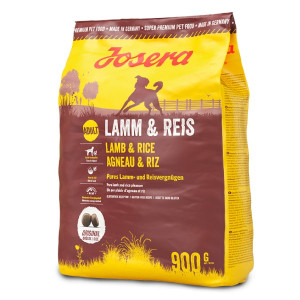Josera Lamb & Rice sausā barība suņiem ar jēru un rīsiem 900g