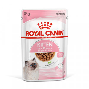 Royal Canin FHN KITTEN INSTINCTIVE GRAVY kaķu konservi mērcē 85g x12