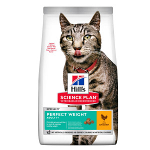 HILLS Cat Perfect Weight sausā kaķu barība Vista 1.5kg