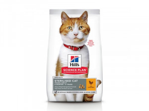 HILLS Cat Sterilised sausā kaķu barība Vista 3kg