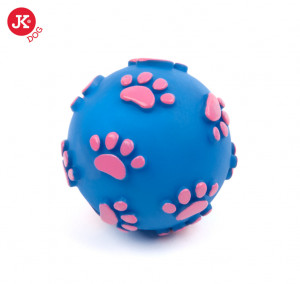 JK suņu rotaļlieta Bumba vinila ar skaņu Paws 6cm