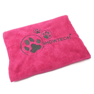 Show Tech mikrofibras dvielis suņiem, kaķiem 90x56cm Pink