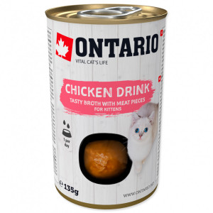 Ontario KITTEN Drink dzēriens buljons kaķēniem Vista 135g