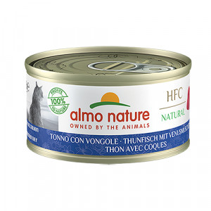 Almo Nature Cat HFC Tuna & Clams konservi kaķiem Tuncis, gliemenes 70g