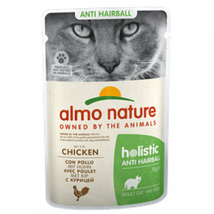 Almo Nature Cat Holistic Anti-Hairball Chicken konservi kaķiem Vista 70g