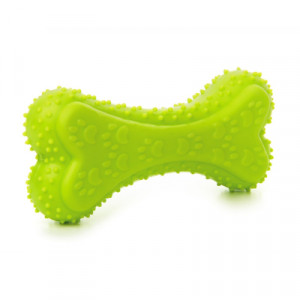 JK suņu rotaļlieta TPR Kauls Green 12cm