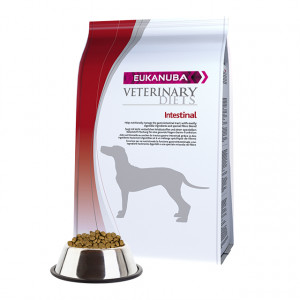 Eukanuba Veterinary Dog Intestinal sausā barība suņiem Gremošanas trakta slimības 5kg