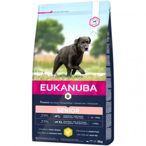 Eukanuba Dog Senior Large sausā barība suņiem Vista 15kg