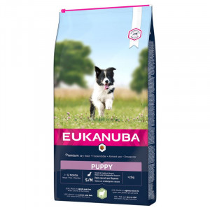 Eukanuba Dog PUPPY Small Medium Lamb sausā barība kucēniem Jērs 2.5kg