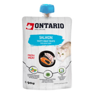 Ontario CAT Tasty Meat Paste svaigas gaļas pasta kaķiem Lasis 90g