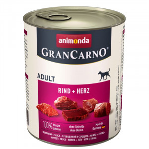 Animonda GranCarno konservi suņiem Liellops, sirdis 800g