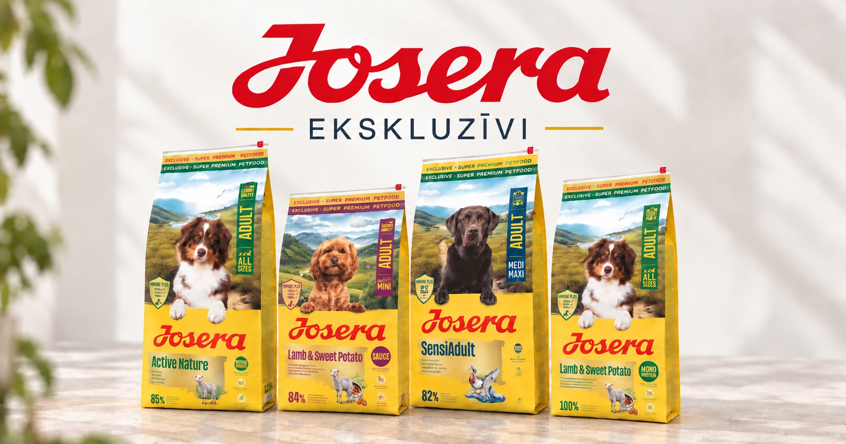 Josera Exclusive suņu barība — kur nopirkt?