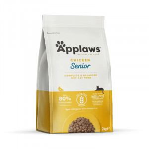 APPLAWS CAT SENIOR CHICKEN bezgraudu sausā barība kaķiem Vista 2kg