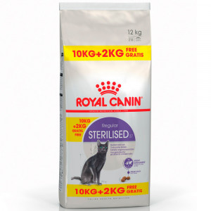 BONUS! Royal Canin FHN STERILISED sausā kaķu barība 10+2kg