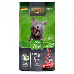 LEONARDO ADULT LAMB sausā barība kaķiem Jērs 1.8kg