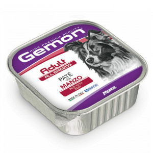 GEMON DOG PATE BEEF konservi suņiem pastēte Liellops 150g