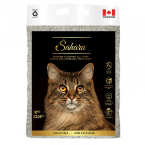 SAHARA UNSCENTED Kanādas cementējošās smiltis kaķiem bez smaržas 10kg
