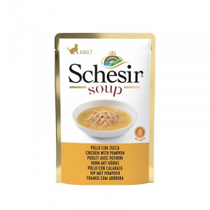 SCHESIR CAT SOUP konservi kaķiem Vista ar ķirbi zupā 85g