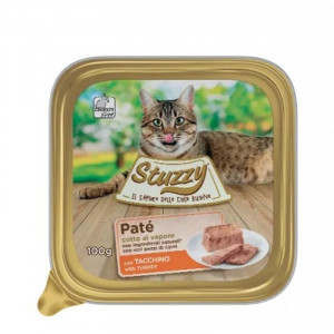 STUZZY CAT PATE TURKEY konservi kaķiem Pastēte ar tītaru 100g