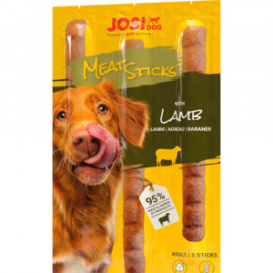 JOSERA JOSIDOG MEAT STICKS LAMB gardums suņiem Desiņas ar jēru 11g x3