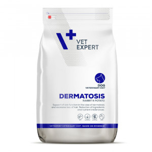 VETEXPERT VD DERMATOSIS sausā suņu barība Trusis 2kg