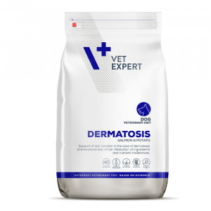 VETEXPERT VD DERMATOSIS sausā suņu barība Lasis 2kg