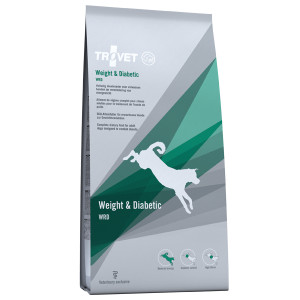 TROVET DOG WEIGHT & DIABETIC WRD sausā suņu barība 3kg