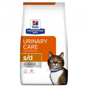 HILLS PD URINARY CARE S/D sausā kaķu barība Vista 3kg