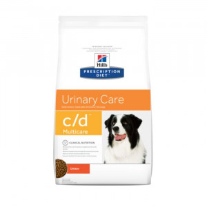 HILLS PD URINARY CARE C/D Multicare sausā suņu barība 12kg