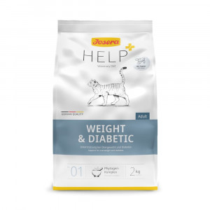 JOSERA HELP CAT WEIGHT & DIABETIC sausā kaķu barība 2kg