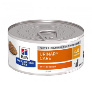 HILLS PD URINARY CARE C/D MULTICARE konservi kaķiem Vista 156g