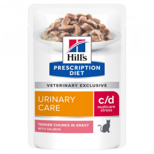 HILLS PD URINARY CARE С/D MULTICARE STRESS konservi kaķiem Lasis 12x85g