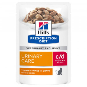 HILLS PD URINARY CARE С/D MULTICARE STRESS konservi kaķiem Vista 12x85g