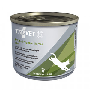 TROVET CAT HYPOALLERGENIC HRD konservi kaķiem Zirgs 200g