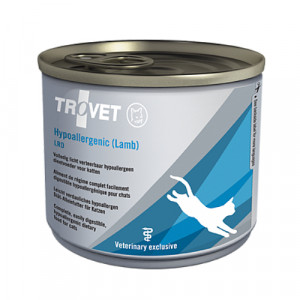 TROVET CAT HYPOALLERGENIC LRD konservi kaķiem Jērs 200g