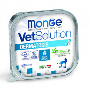 MONGE VETSOLUTION DERMATOSIS konservi kaķiem 100g