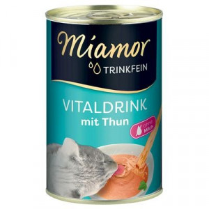 MIAMOR VITALDRINK dzēriens buljons kaķiem ar tunci 135ml