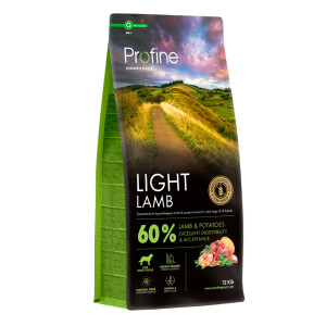 PROFINE LIGHT LAMB sausā barība suņiem Jērs 12kg