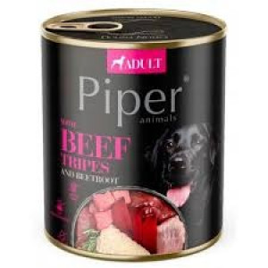 PIPER BEEF TRIPES konservi suņiem Liellopa kuņģis 800g