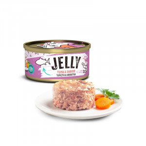 MR.BANDIT CAT JELLY konservi kaķiem Tuncis, garneles želējā 80g