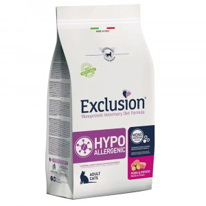 EXCLUSION CAT INTESTINAL sausā barība kaķiem Cūkgaļa, rīsi 1.5kg