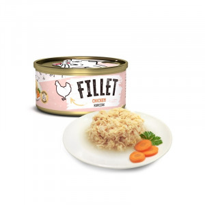 MR.BANDIT CAT FILLET konservi kaķiem Vistas fileja buljonā 80g