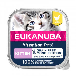 EUKANUBA KITTEN PATE konservi kaķēniem pastēte Vista 85g