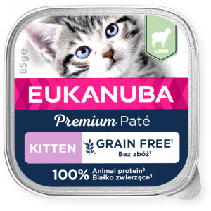 EUKANUBA KITTEN PATE konservi kaķēniem pastēte Jērs 85g