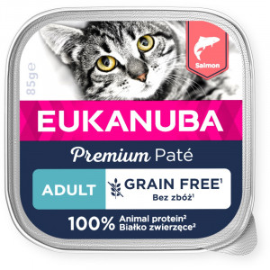 EUKANUBA CAT PATE konservi kaķiem pastēte Lasis 85g