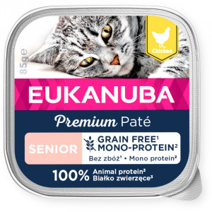 EUKANUBA CAT SENIOR PATE konservi kaķiem pastēte Vista 85g